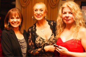 Valerie Harper, Sandra Costa and Adrienne Papp at the Caucus Gala Dinner , December 2012