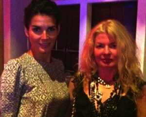 Adrienne Papp and Angie Harmon at the 2013 Gracie Award