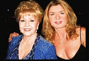 Debbie Reynolds and Adrienne Papp 